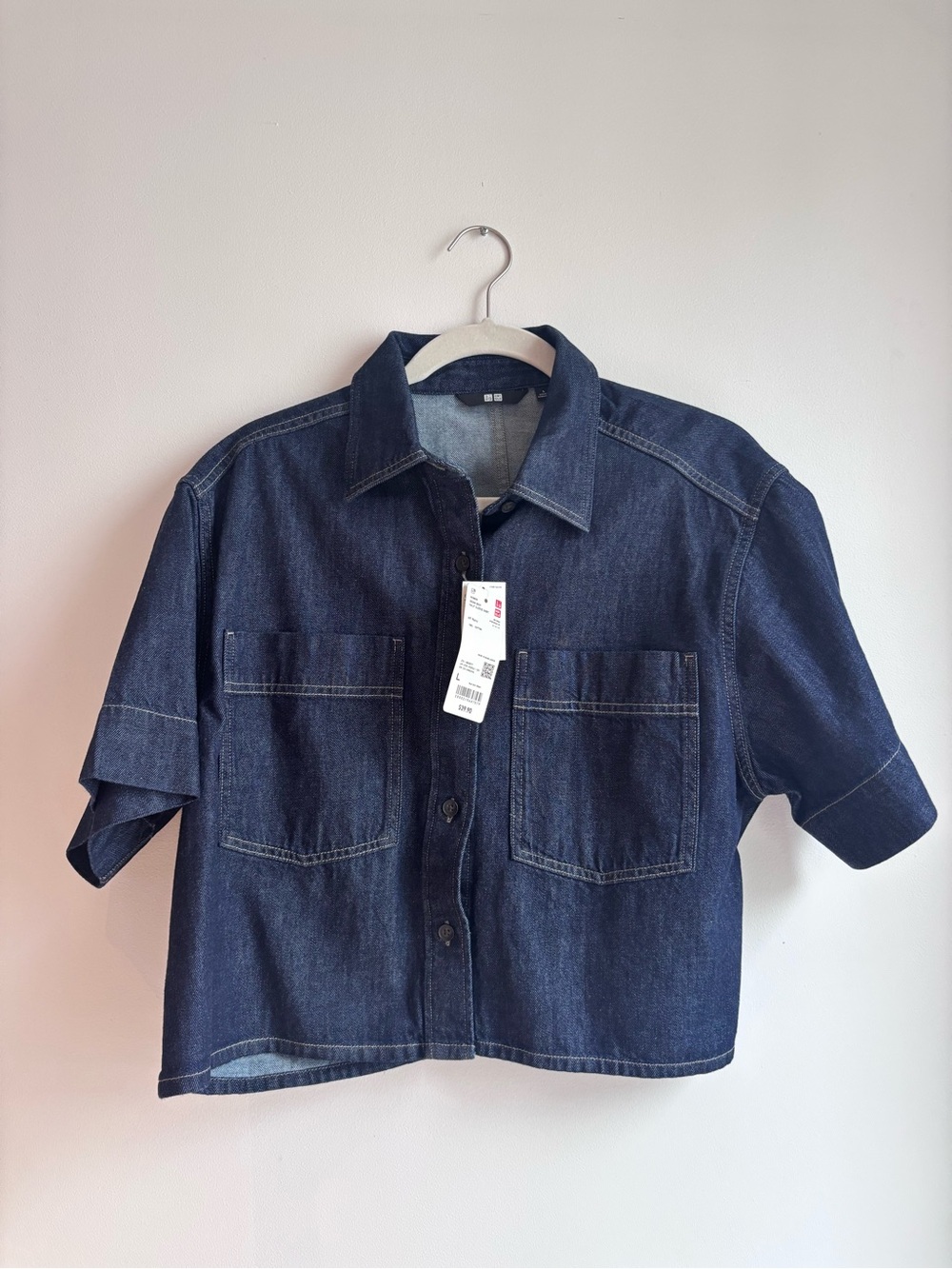 Uniqlo NWT Denim Button Down